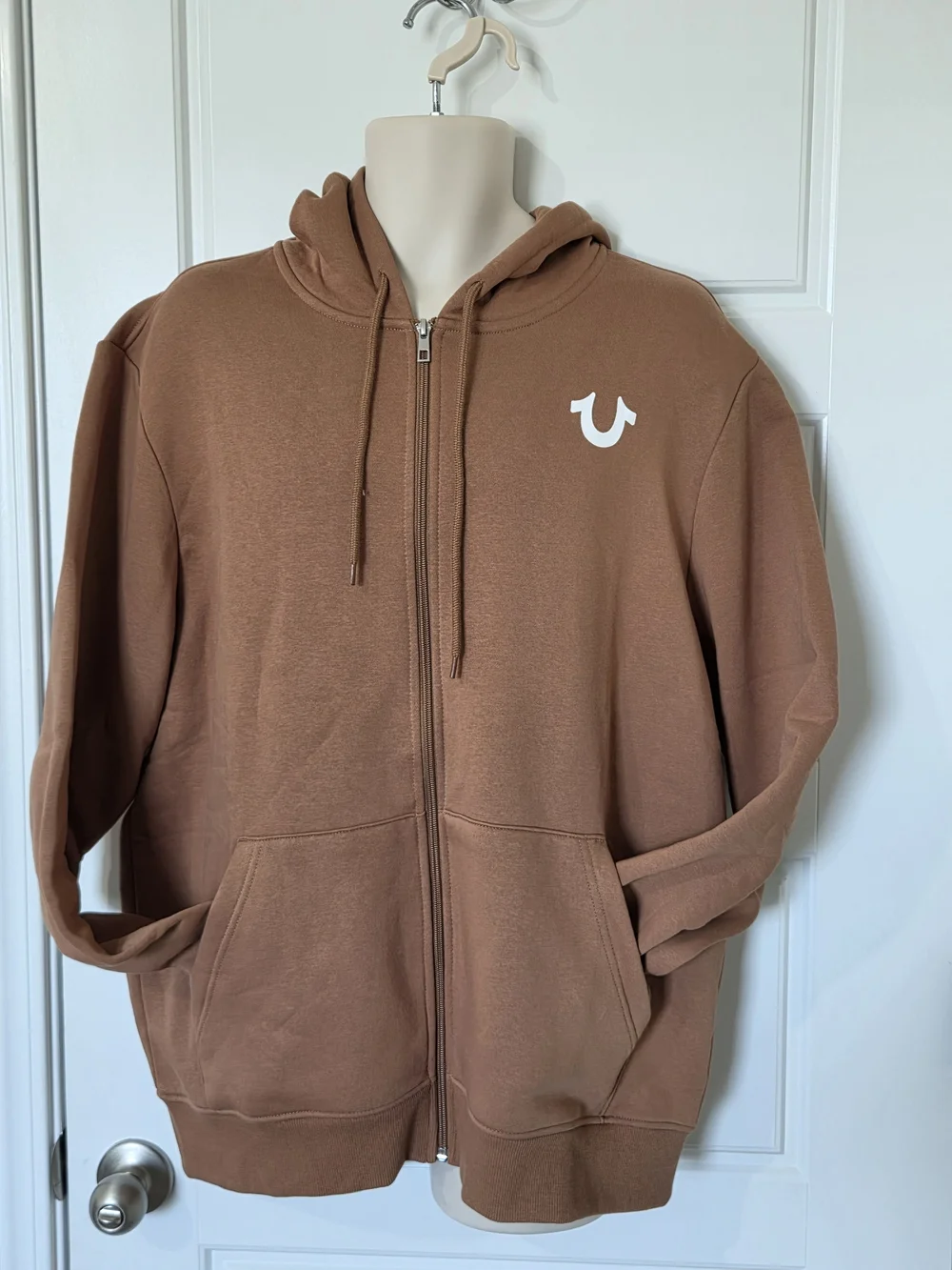 Men's True Religion Oversize TR Buddha Zip Hoodie Size XL NWT